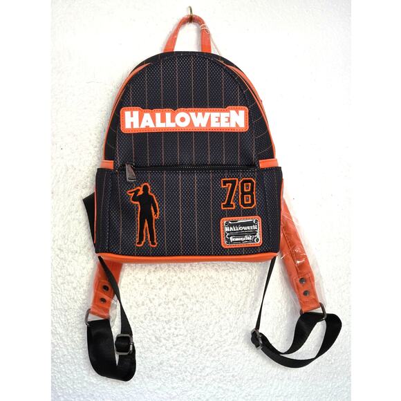 Loungefly Halloween Michael Myers Jersey Mini Backpack Limited Edition NEW - Picture 1 of 12